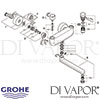 Grohe Eurosmart Cosmopolitan T Self-Closing Basin Mixer Tap Spares